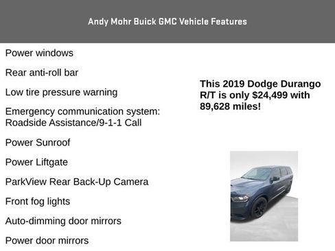 Used 2019 Dodge Durango R/T w/ Blacktop Package image 8