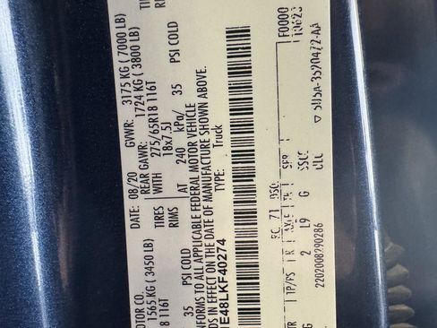 Certified 2020 Ford F150 XLT w/ Equipment Group 302A Luxury image 33