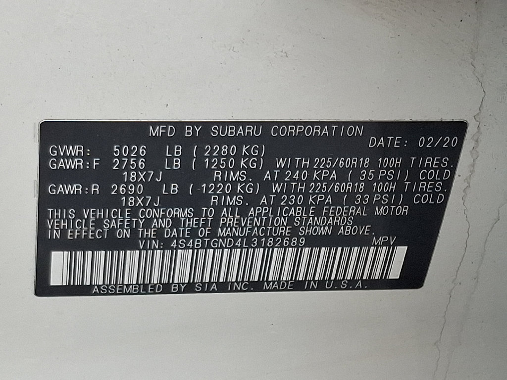 Used 2020 Subaru Outback Limited XT w/ Popular Package #2 AWD/4WD image 26