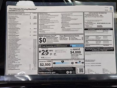 New 2026 BMW X5 xDrive40i image 17