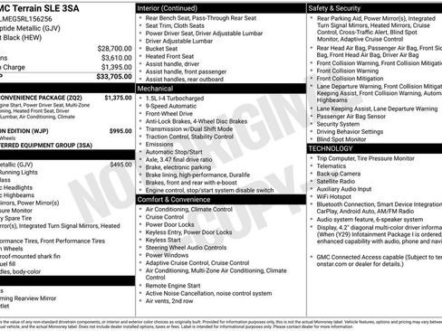 Used 2024 GMC Terrain SLE w/ Driver Convenience Package FWD image 3