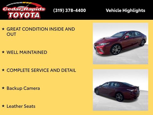 Certified 2018 Toyota Camry SE image 8