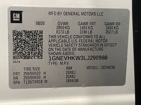 Used 2020 Chevrolet Traverse LT w/ LT Premium Package AWD/4WD image 25