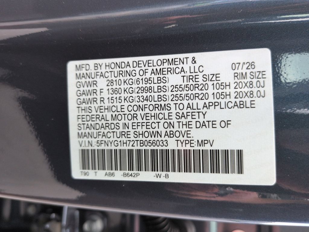 New 2026 Honda Pilot Touring image 33