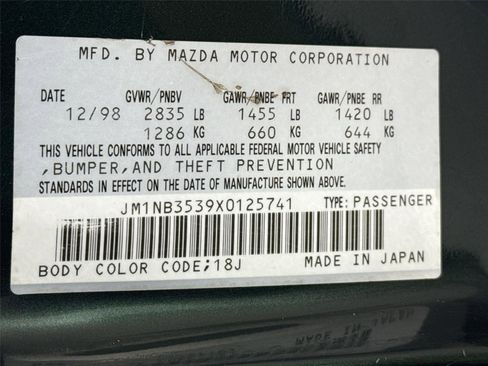 Used 1999 MAZDA MX-5 Miata RWD image 40