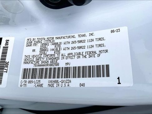 Used 2024 Toyota Sequoia Capstone RWD image 14