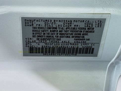 Used 2023 Nissan Sentra SV FWD image 40