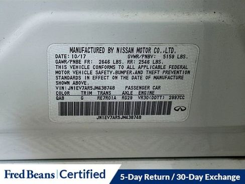 Used 2018 INFINITI Q50 Luxe w/ Essential Package (3.0T Luxe) image 35