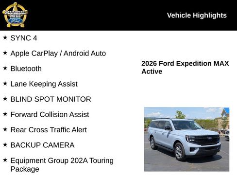 New 2026 Ford Expedition Max Active AWD/4WD image 2