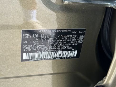 Certified 2026 Subaru Ascent Limited AWD/4WD image 30