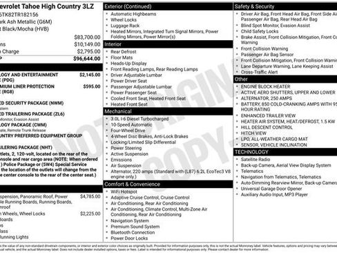 New 2026 Chevrolet Tahoe High Country image 4