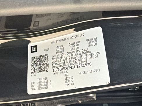 Used 2020 GMC Canyon SLT w/ Driver Alert Package AWD/4WD image 19