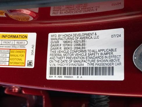 Certified 2024 Honda Accord EX image 29