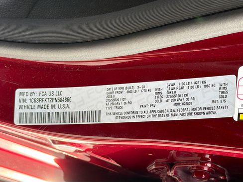 Used 2023 RAM 1500 Limited w/ Bed Utility Group image 44