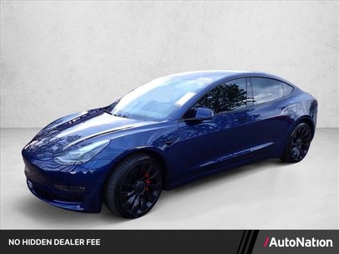 Used 2022 Tesla Model 3 Performance AWD/4WD image 1