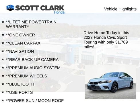 Used 2023 Honda Civic Sport Touring image 11