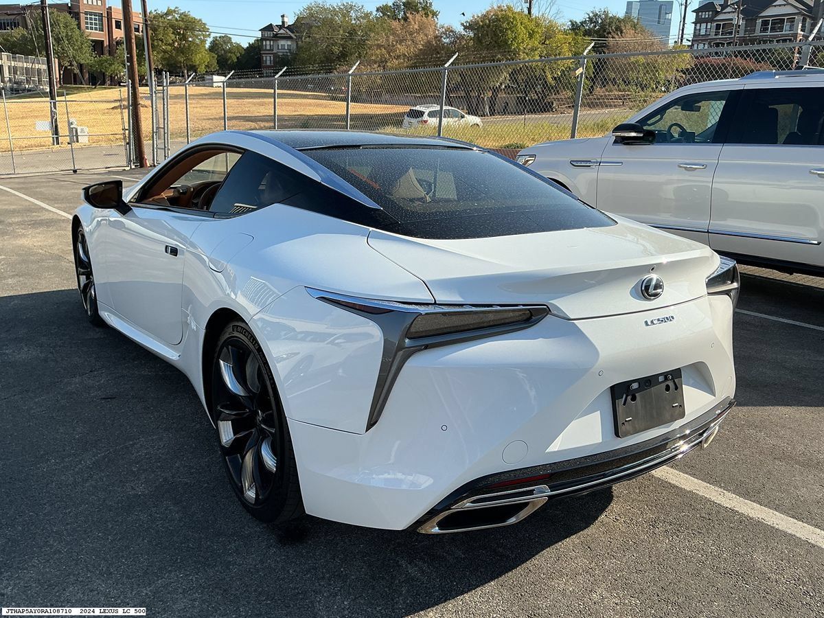 Used 2024 Lexus LC 500 Coupe w/ Sport Package RWD image 5