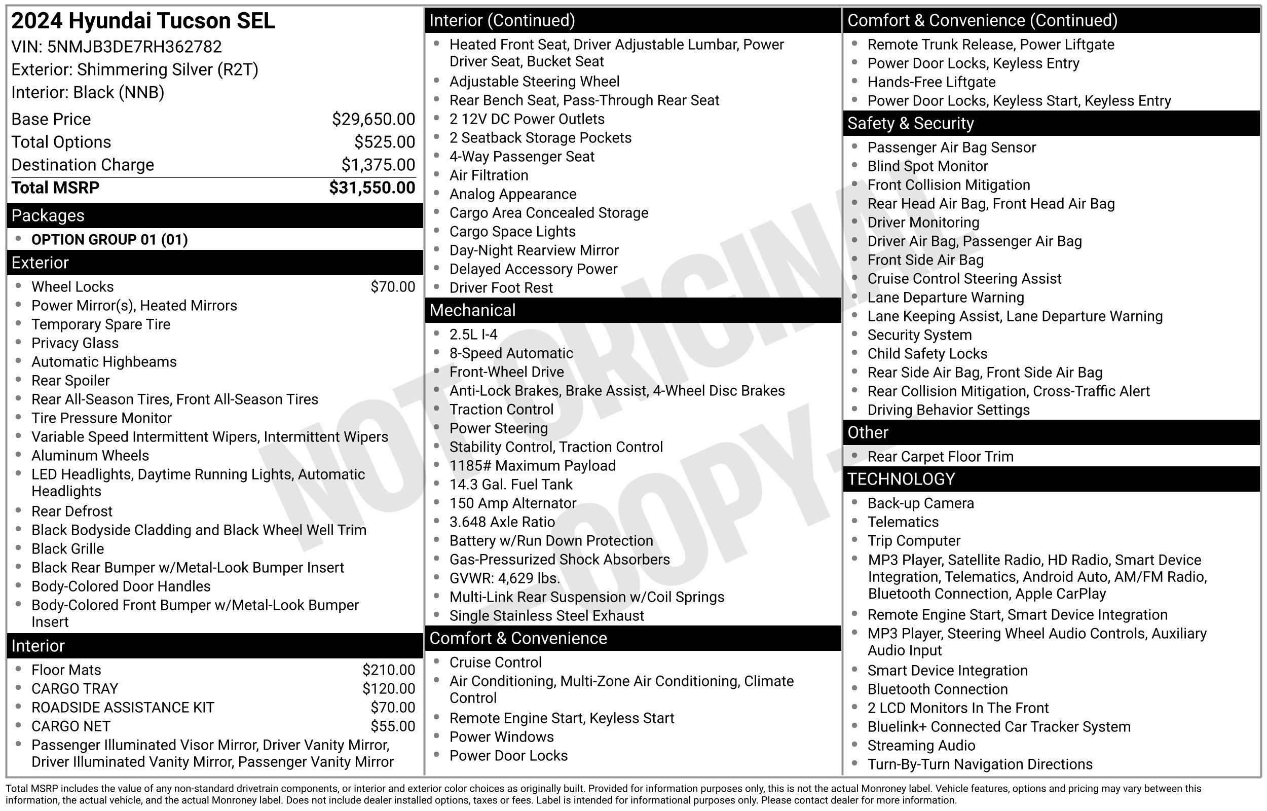 Certified 2024 Hyundai Tucson SEL FWD image 2