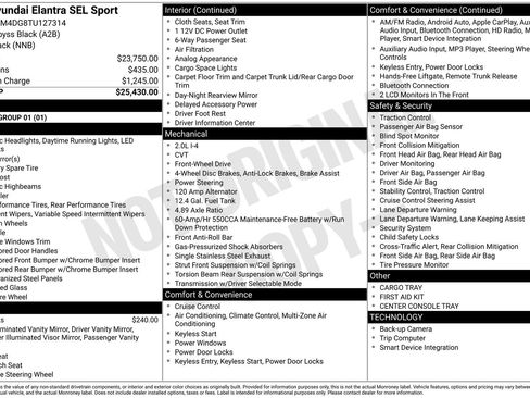 New 2026 Hyundai Elantra Sport FWD image 28