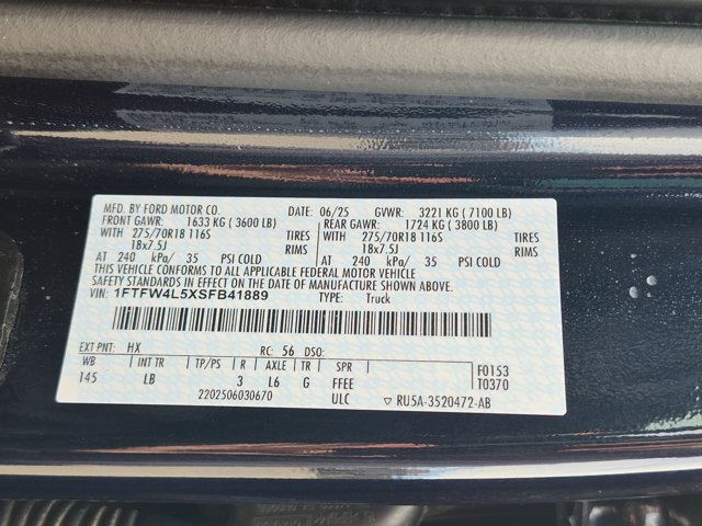 Used 2025 Ford F150 Tremor w/ Bed Utility Package AWD/4WD image 24