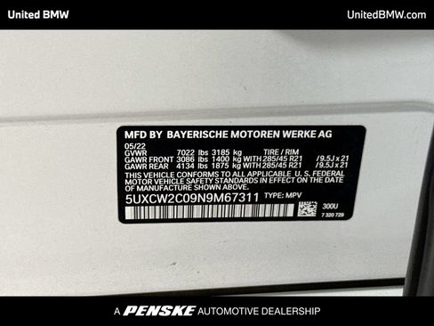 Used 2022 BMW X7 xDrive40i w/ M Sport Package AWD/4WD image 15