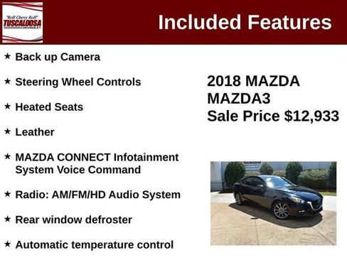 Used 2018 MAZDA MAZDA3 Touring FWD image 6
