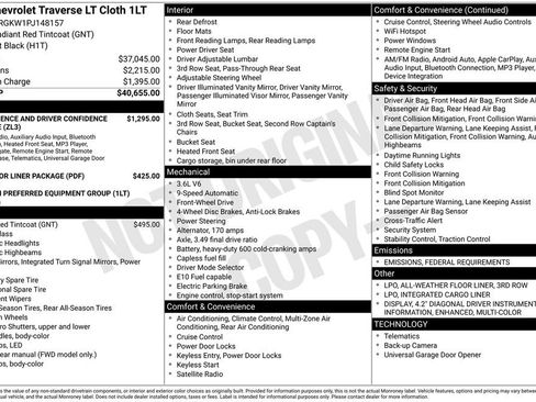 Used 2023 Chevrolet Traverse LT image 3