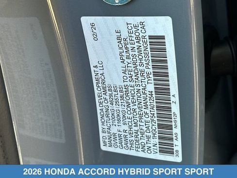 Certified 2026 Honda Accord Sport image 31