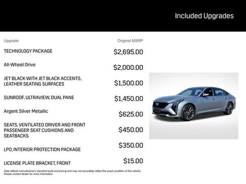 New 2026 Cadillac CT5 V w/ Technology Package AWD/4WD image 3
