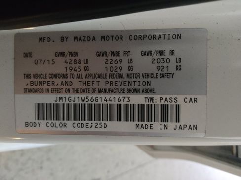 Used 2016 MAZDA MAZDA6 Grand Touring w/ GT Technology Package FWD image 33