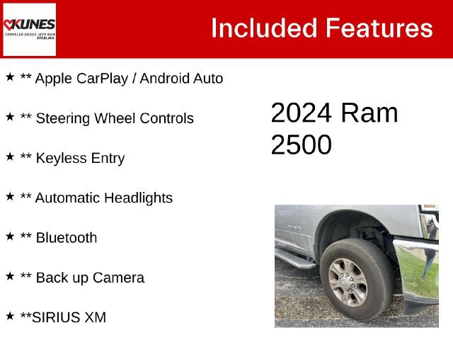 Used 2024 RAM 2500 Big Horn w/ Bed Utility Group AWD/4WD image 4