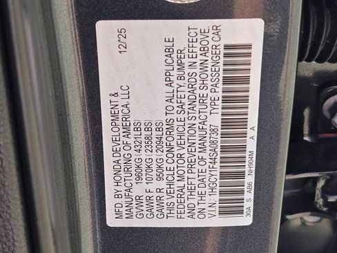 Used 2025 Honda Accord SE image 33