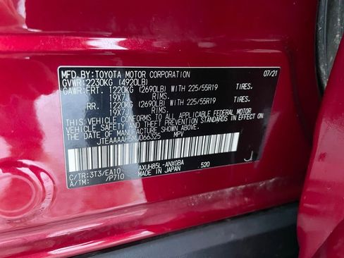 Used 2021 Toyota Venza XLE w/ Softex Package image 42