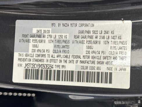 Used 2021 MAZDA CX-9 Touring w/ Touring Premium Package AWD/4WD image 37