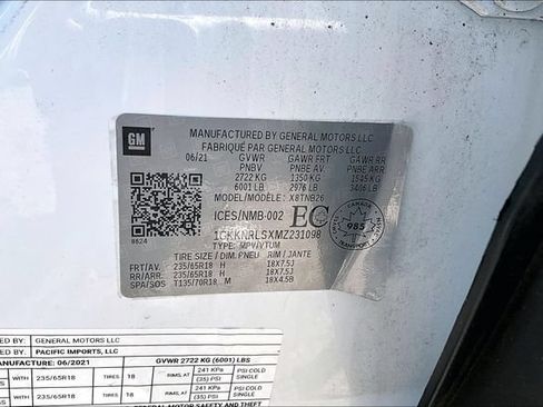 Used 2021 GMC Acadia SLE w/ Trailering Package AWD/4WD image 18