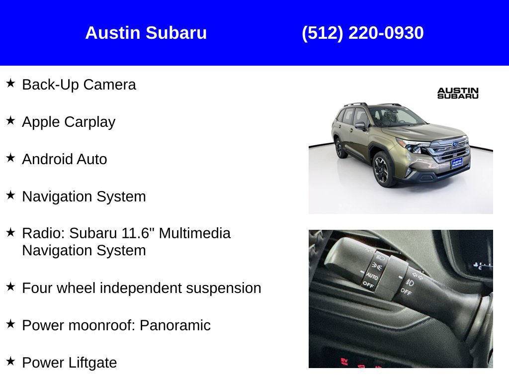 New 2026 Subaru Forester Premium AWD/4WD image 9