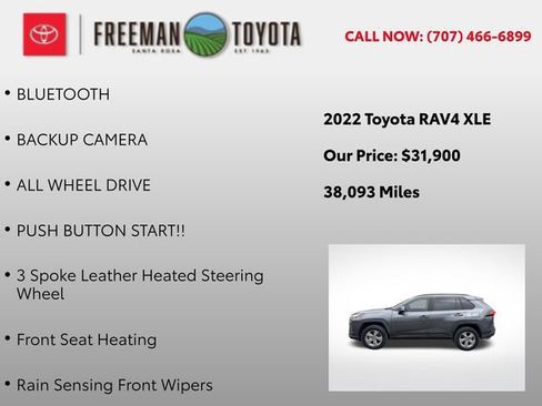 Used 2022 Toyota RAV4 XLE w/ XLE Grade Weather Package AWD/4WD image 9