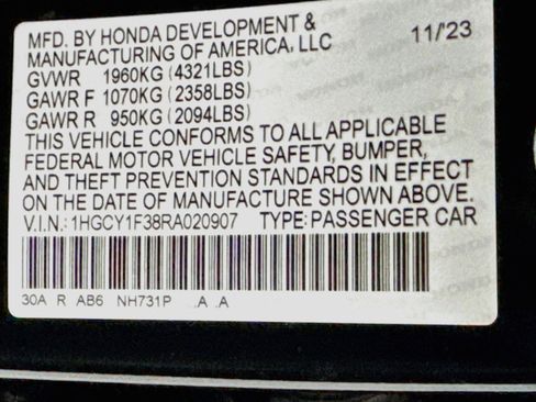 Used 2024 Honda Accord EX image 25