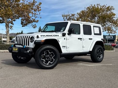 Used 2022 Jeep Wrangler Unlimited Rubicon 4xe w/ Steel Bumper Group image 3