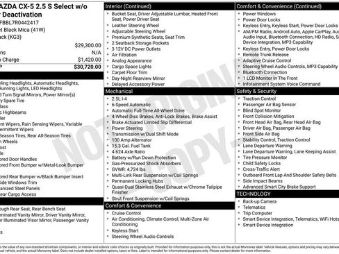 Used 2024 MAZDA CX-5 AWD 2.5 S w/ Select Package image 2