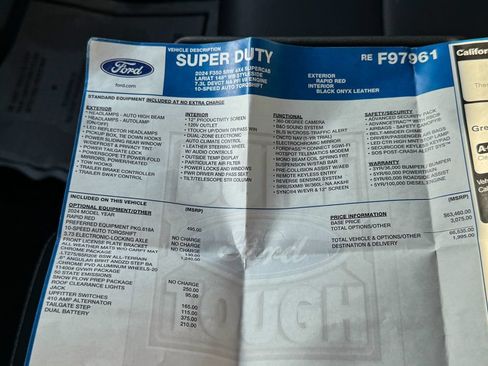 Certified 2024 Ford F350 Lariat w/ Chrome Package AWD/4WD image 40