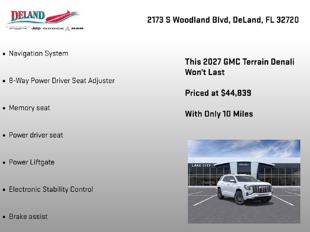 New 2027 GMC Terrain Denali w/ LPO, Floor Liner Package AWD/4WD image 7