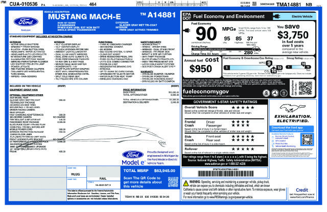 New 2026 Ford Mustang Mach-E GT AWD/4WD image 4