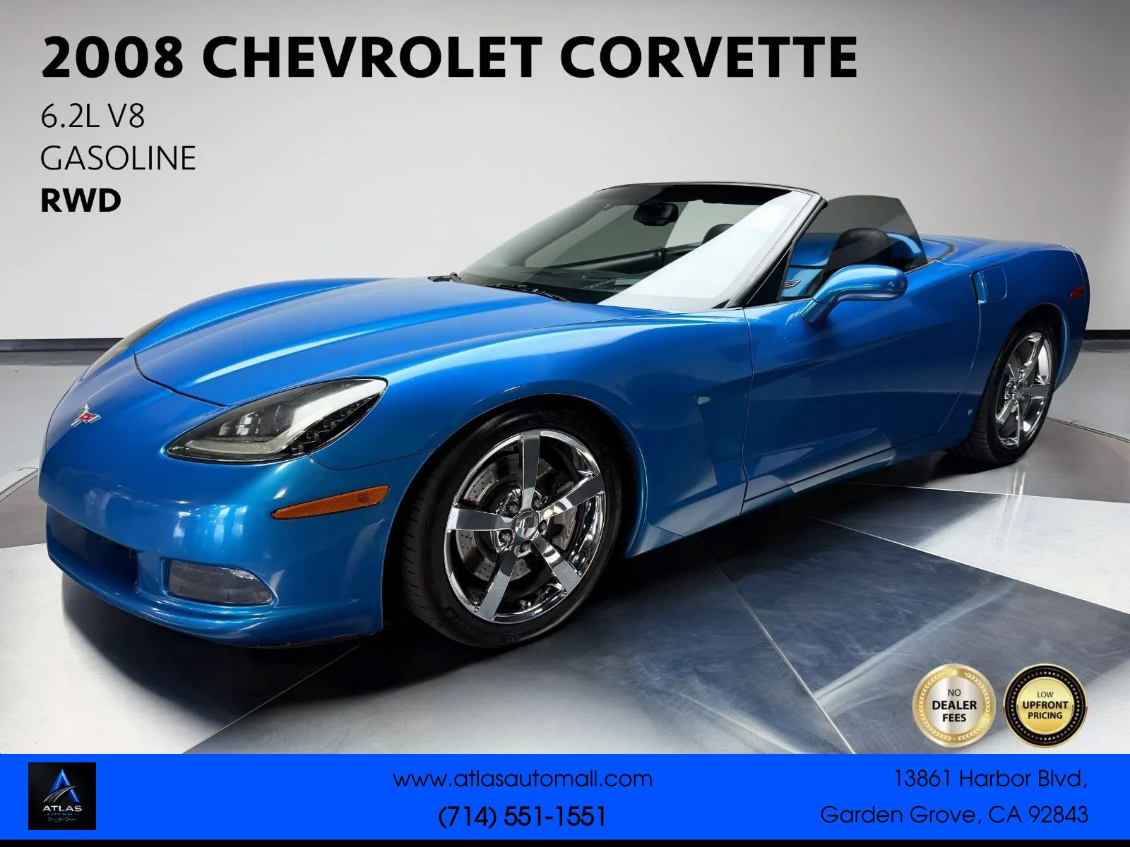 Used 2008 Chevrolet Corvette Convertible w/ Preferred Equipment Group RWD image 1