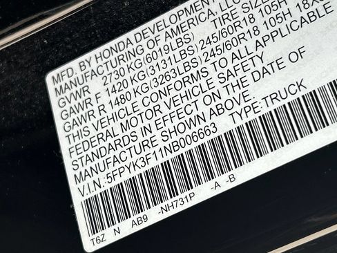 Used 2022 Honda Ridgeline Sport image 48