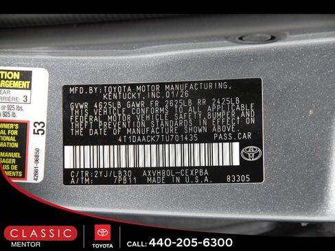 Certified 2026 Toyota Camry XSE w/ Premium Plus Package image 24