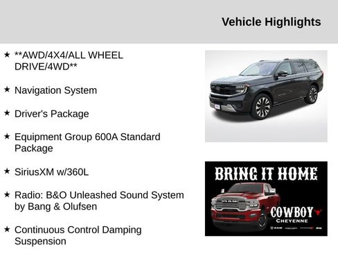 Used 2025 Ford Expedition Platinum w/ Driver's Package AWD/4WD image 2