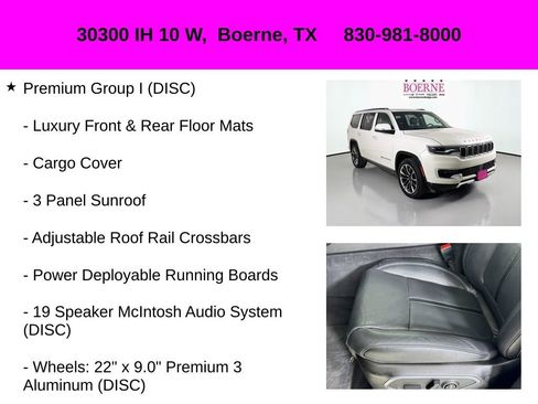 Used 2022 Jeep Wagoneer Series III w/ Premium Group I image 20