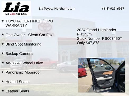 Used 2024 Toyota Grand Highlander AWD image 7