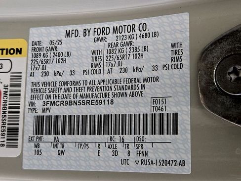 Certified 2025 Ford Bronco Sport Big Bend w/ Convenience Package image 26